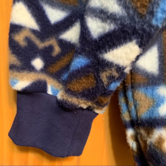 PK Elliot Vintage Southwest Design Fleece Popover Large - Picture 3 of 10